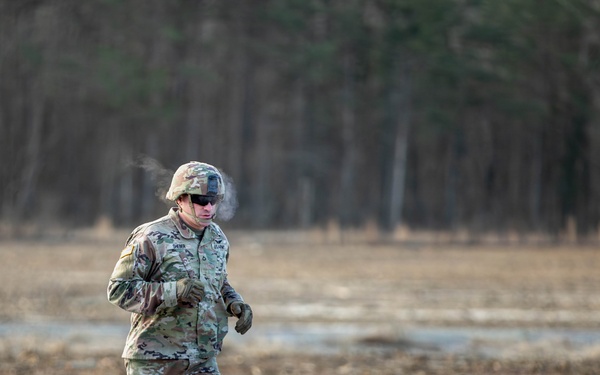 Soldiers compete in 30th Troop Command Best Warrior Competition