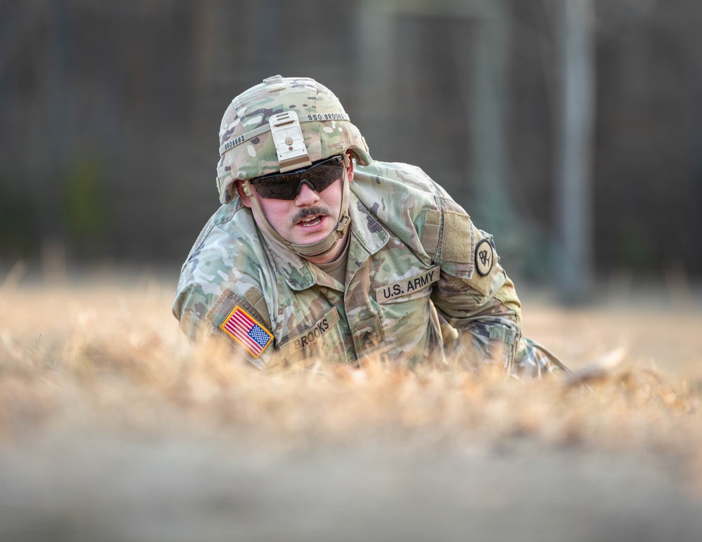 Soldiers compete in 30th Troop Command Best Warrior Competition