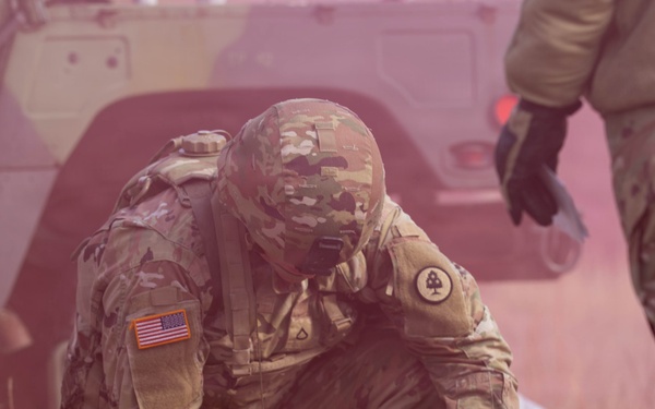 Soldiers compete in 30th Troop Command Best Warrior Competition