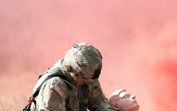 Soldiers compete in 30th Troop Command Best Warrior Competition
