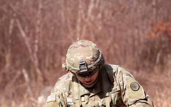 Soldiers compete in 30th Troop Command Best Warrior Competition