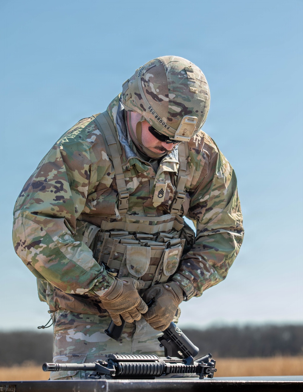 Soldiers compete in 30th Troop Command Best Warrior Competition