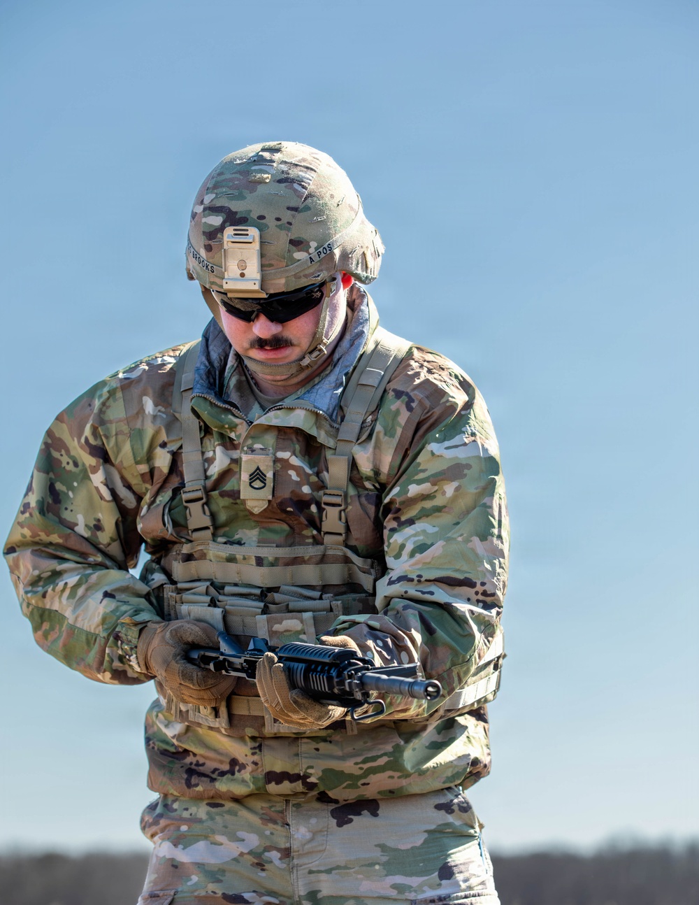Soldiers compete in 30th Troop Command Best Warrior Competition