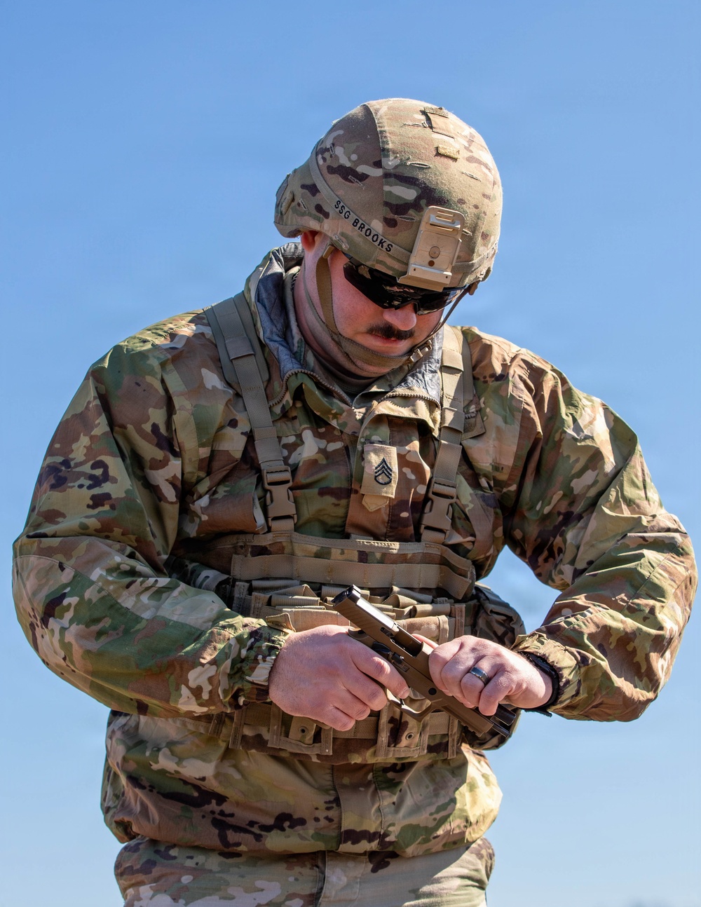 Soldiers compete in 30th Troop Command Best Warrior Competition