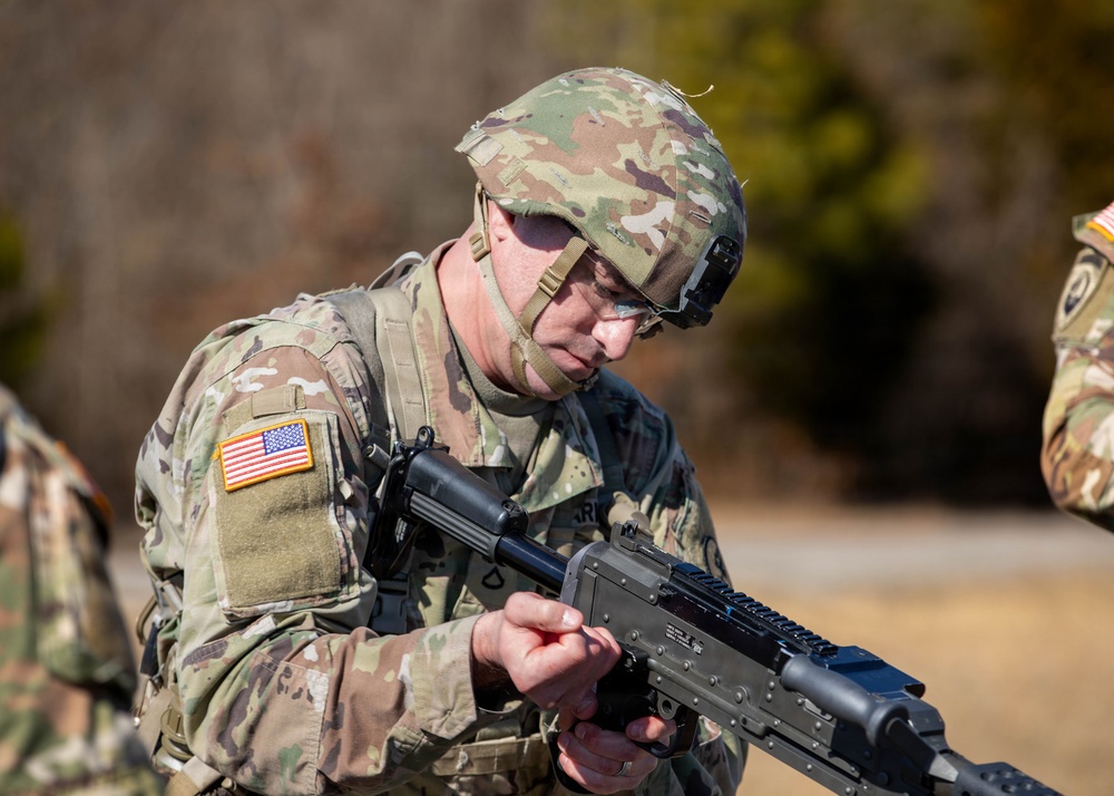 Soldiers compete in 30th Troop Command Best Warrior Competition