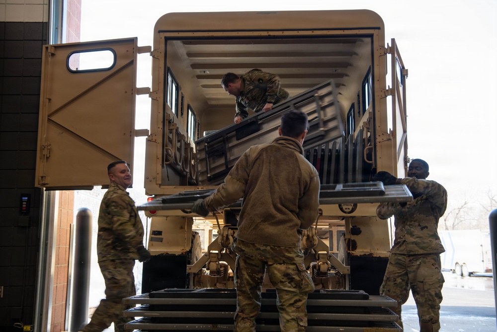 1st Armored Brigade Combat Team, 34th Infantry Division relocated from Arden Hills Training Site to Rosemount Armory