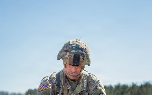Soldiers compete in 30th Troop Command Best Warrior Competition