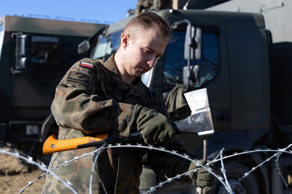 Dynamic Front 26: Polish Armed Forces Establish Command Post