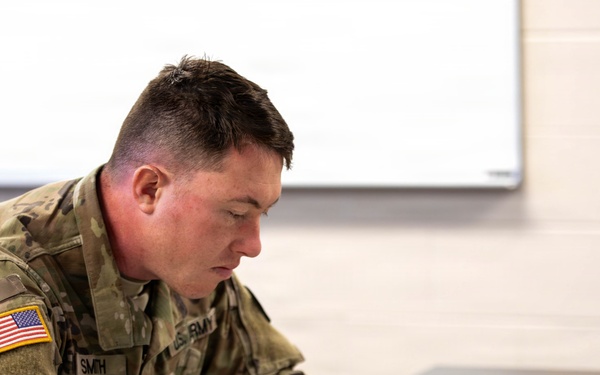 Soldiers compete in 30th Troop Command Best Warrior Competition