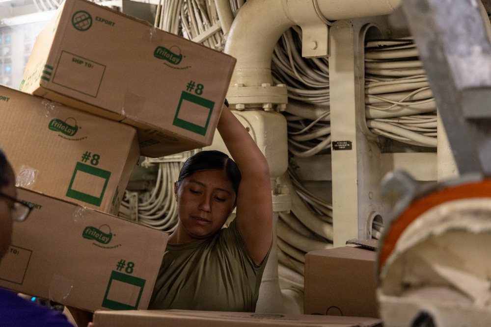 22nd MEU(SOC) | USS Iwo Jima Conducts Replenishment-at-Sea