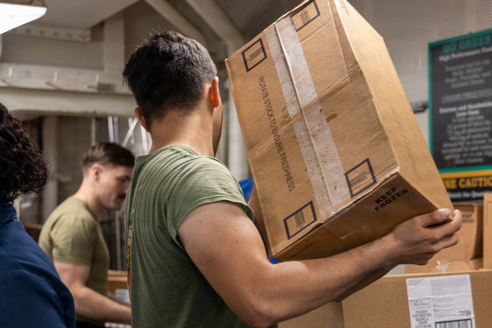 22nd MEU(SOC) | USS Iwo Jima Conducts Replenishment-at-Sea