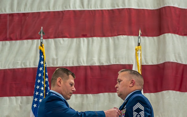 CMSgt Miller Retires After 40 Years of Service