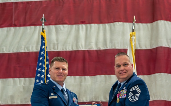 CMSgt Miller Retires After 40 Years of Service
