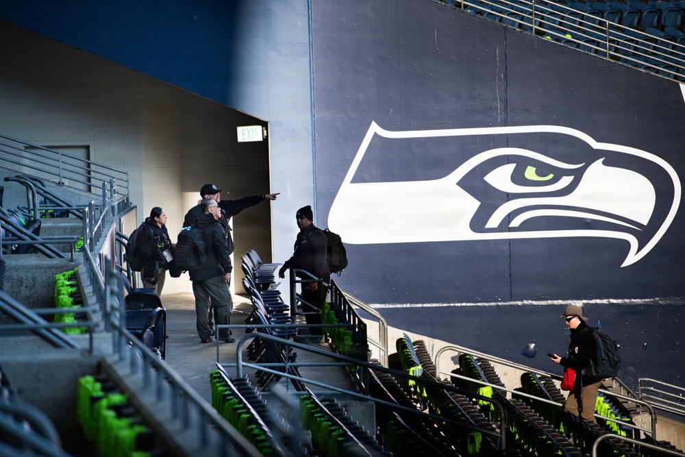 Civil Support Team works to protect the Seahawks Playoff Game