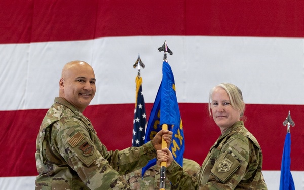 U.S. Air Force Lt. Col. Bethany Ransier assumes command of 932nd Maintenance Group
