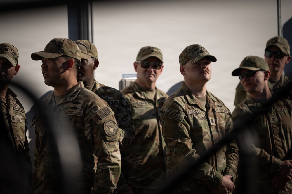 DHS Secretary holds press conference at Arizona border wall