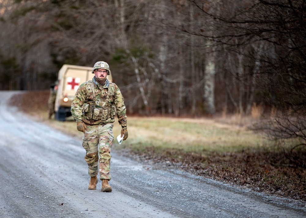 Soldiers compete in 30th Troop Command Best Warrior Competition