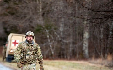 Soldiers compete in 30th Troop Command Best Warrior Competition