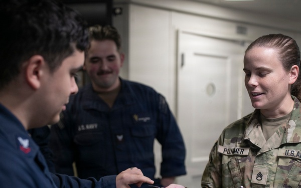 USS Tripoli Conducts Walking Blood Bank Pre-Screenings