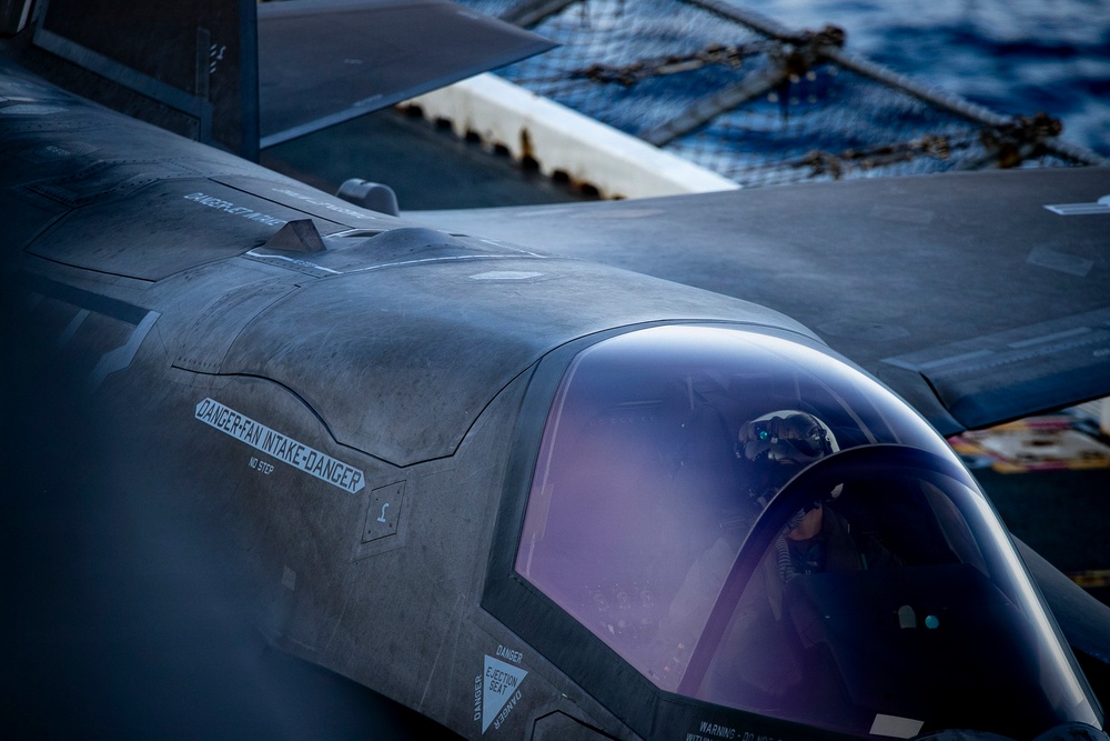 USS Tripoli Conducts Flight and Boat Operations