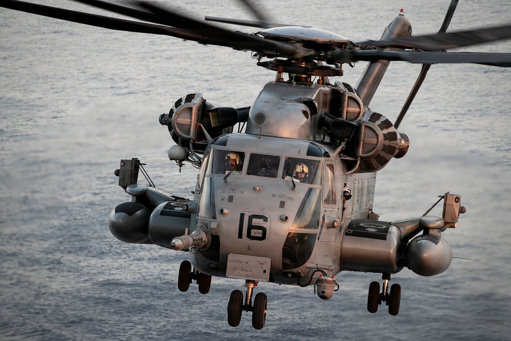 USS Tripoli Conducts Flight and Boat Operations