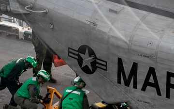 USS Tripoli Conducts Flight and Boat Operations