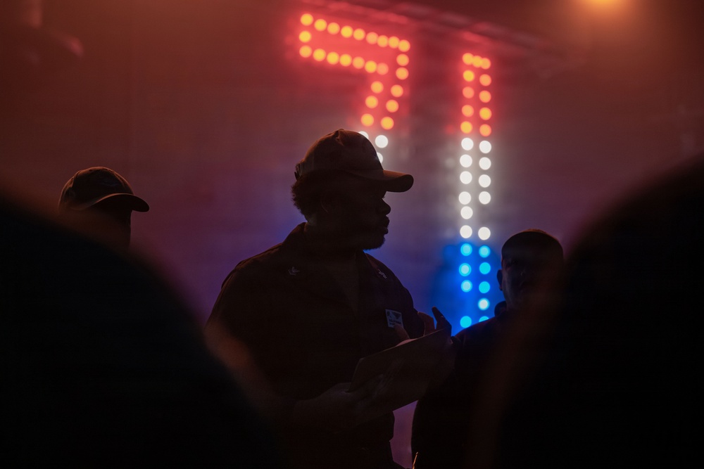USS Theodore Roosevelt Indian Island Morning