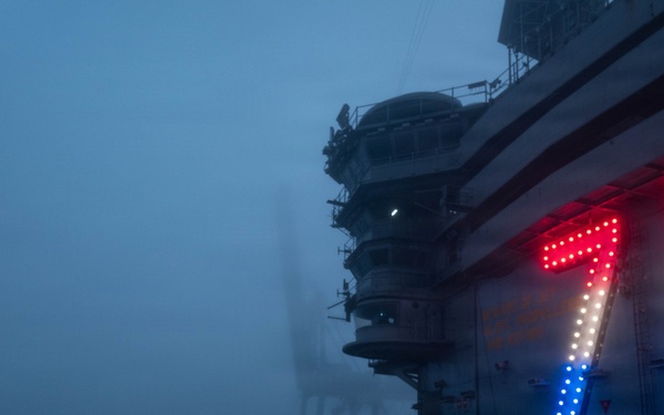 USS Theodore Roosevelt Indian Island Morning