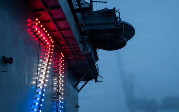 USS Theodore Roosevelt Indian Island Morning
