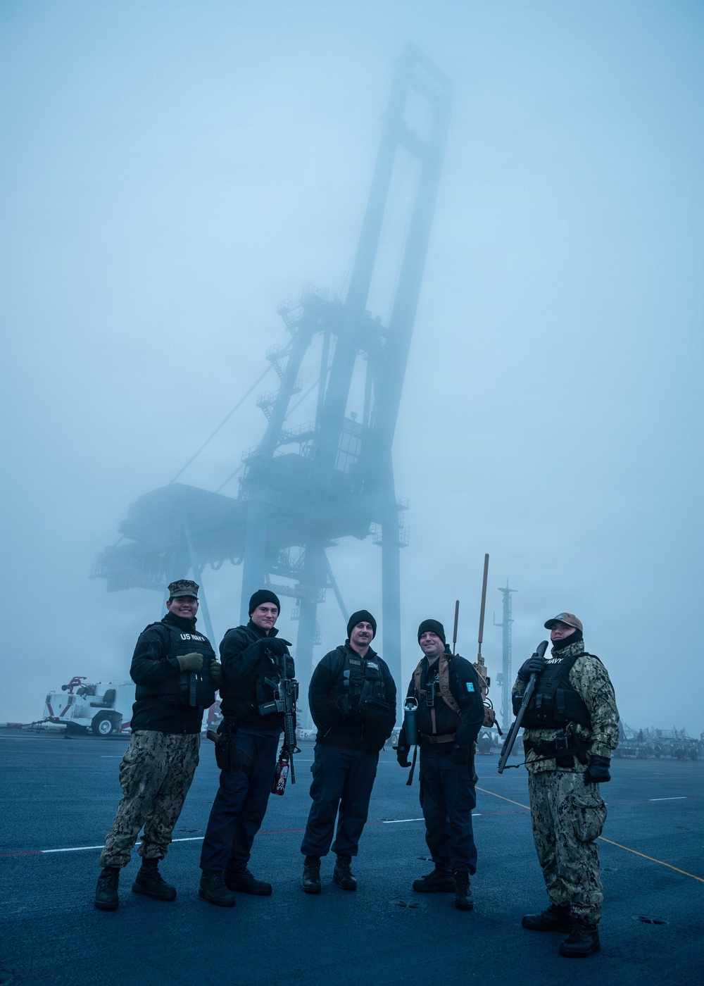 USS Theodore Roosevelt Indian Island Morning