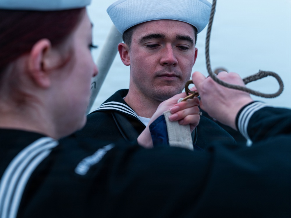 USS Theodore Roosevelt Indian Island Morning