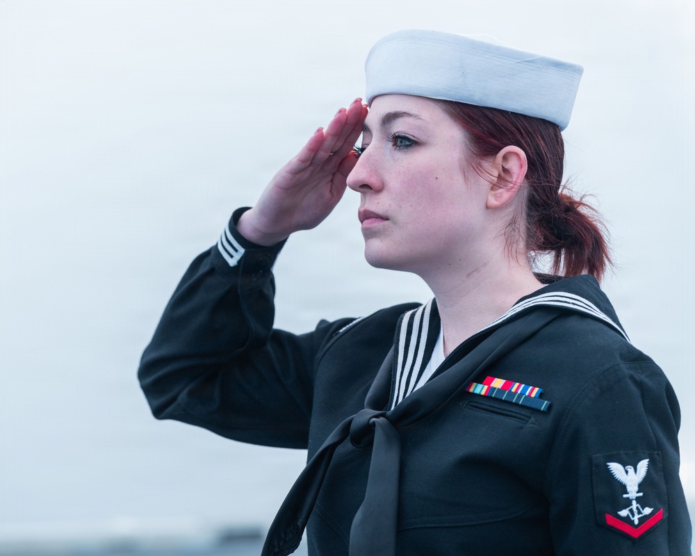 USS Theodore Roosevelt Indian Island Morning