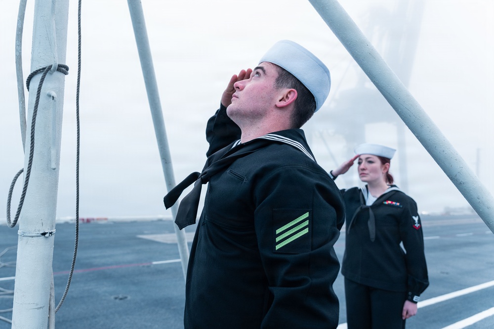 USS Theodore Roosevelt Indian Island Morning