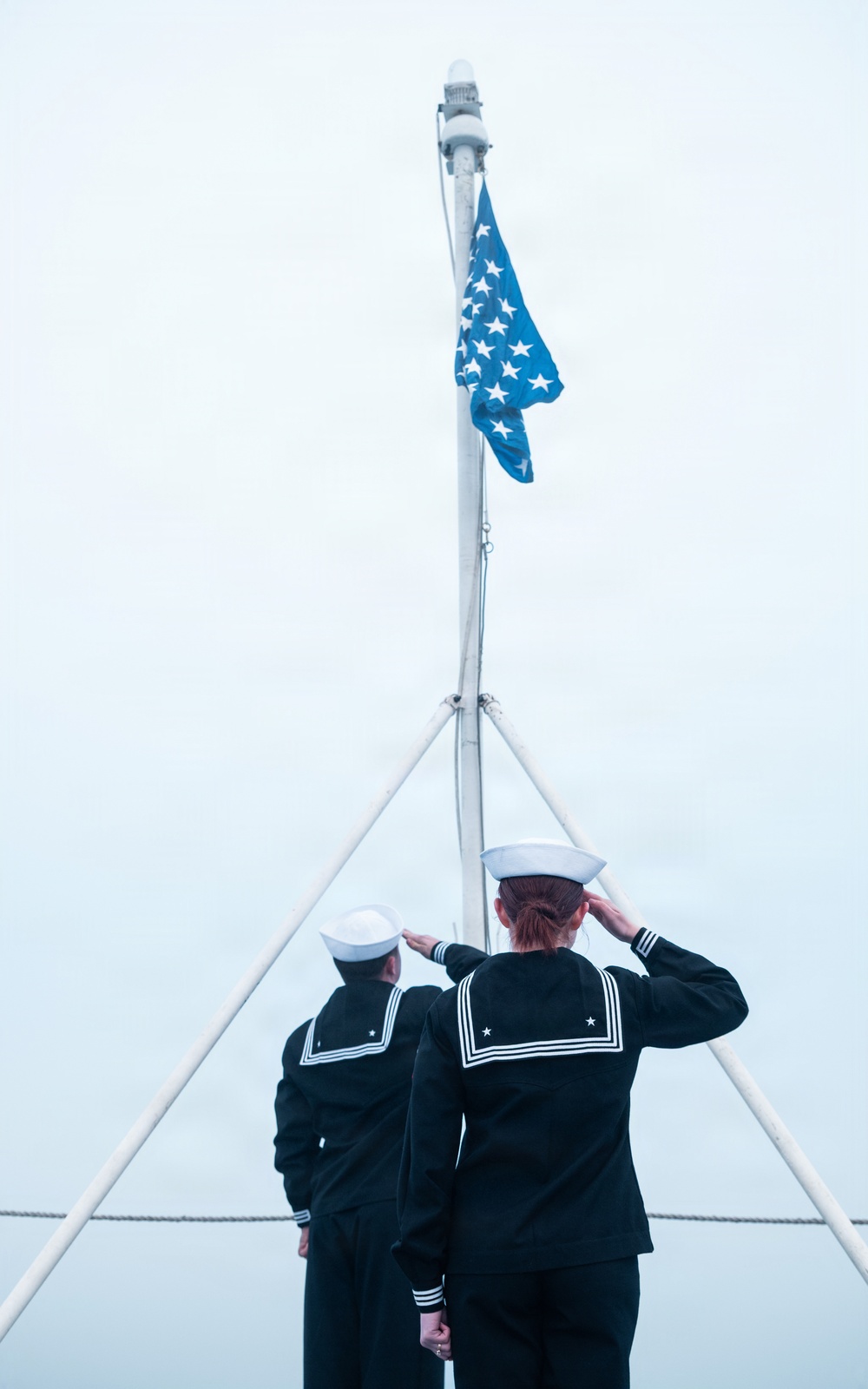 USS Theodore Roosevelt Indian Island Morning