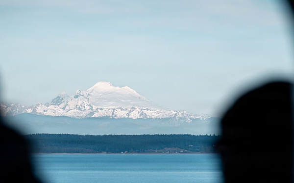 USS Theodore Roosevelt Departs From Indian Island