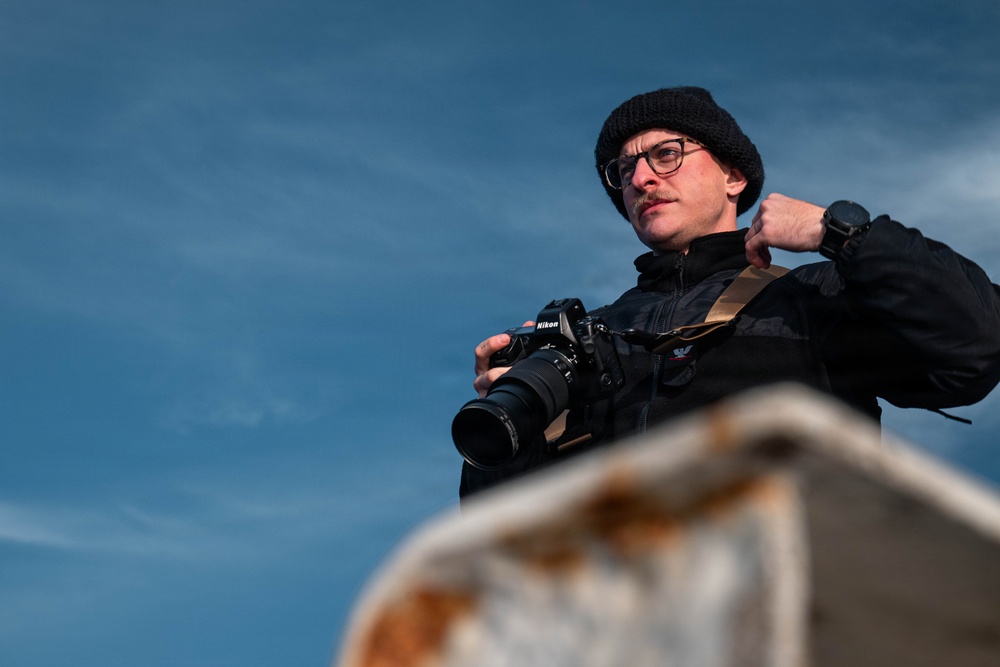 USS Theodore Roosevelt Departs From Indian Island