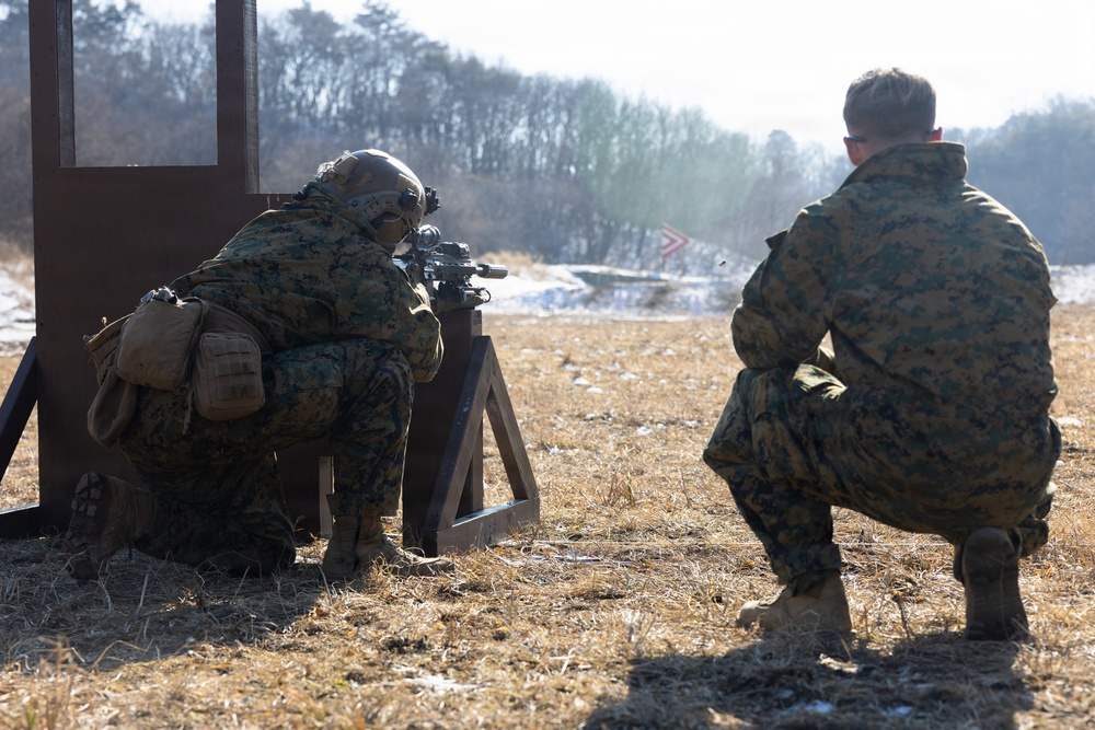 Marines Conduct a Zeroing Range during Korea Viper 26.2