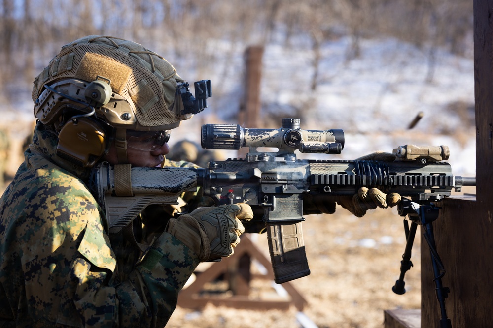Marines Conduct a Zeroing Range during Korea Viper 26.2