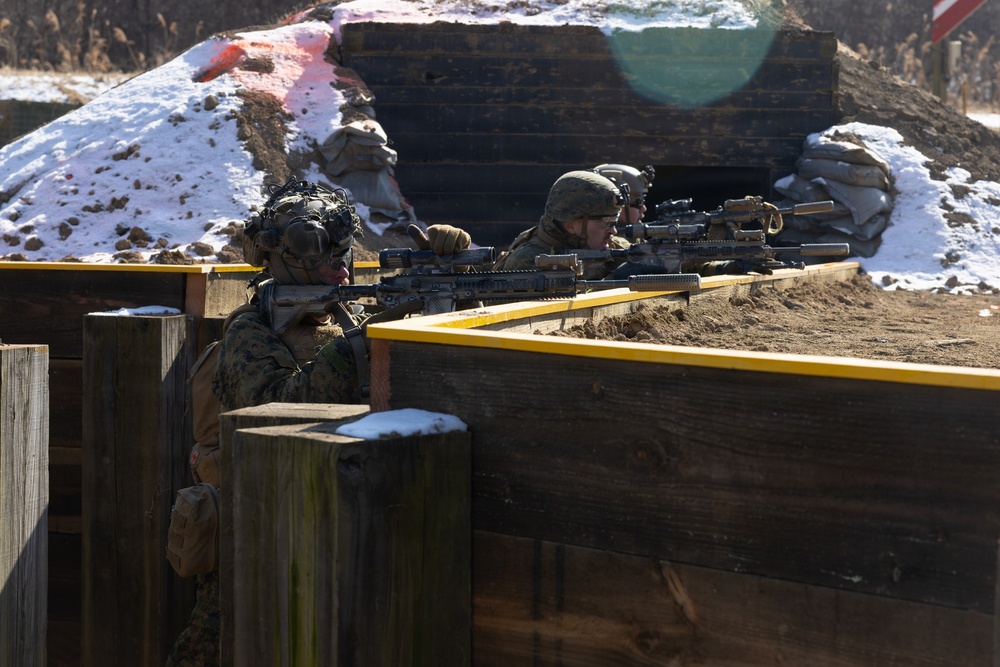 Marines Conduct Live Fire Team Attacks during Korea Viper 26.2