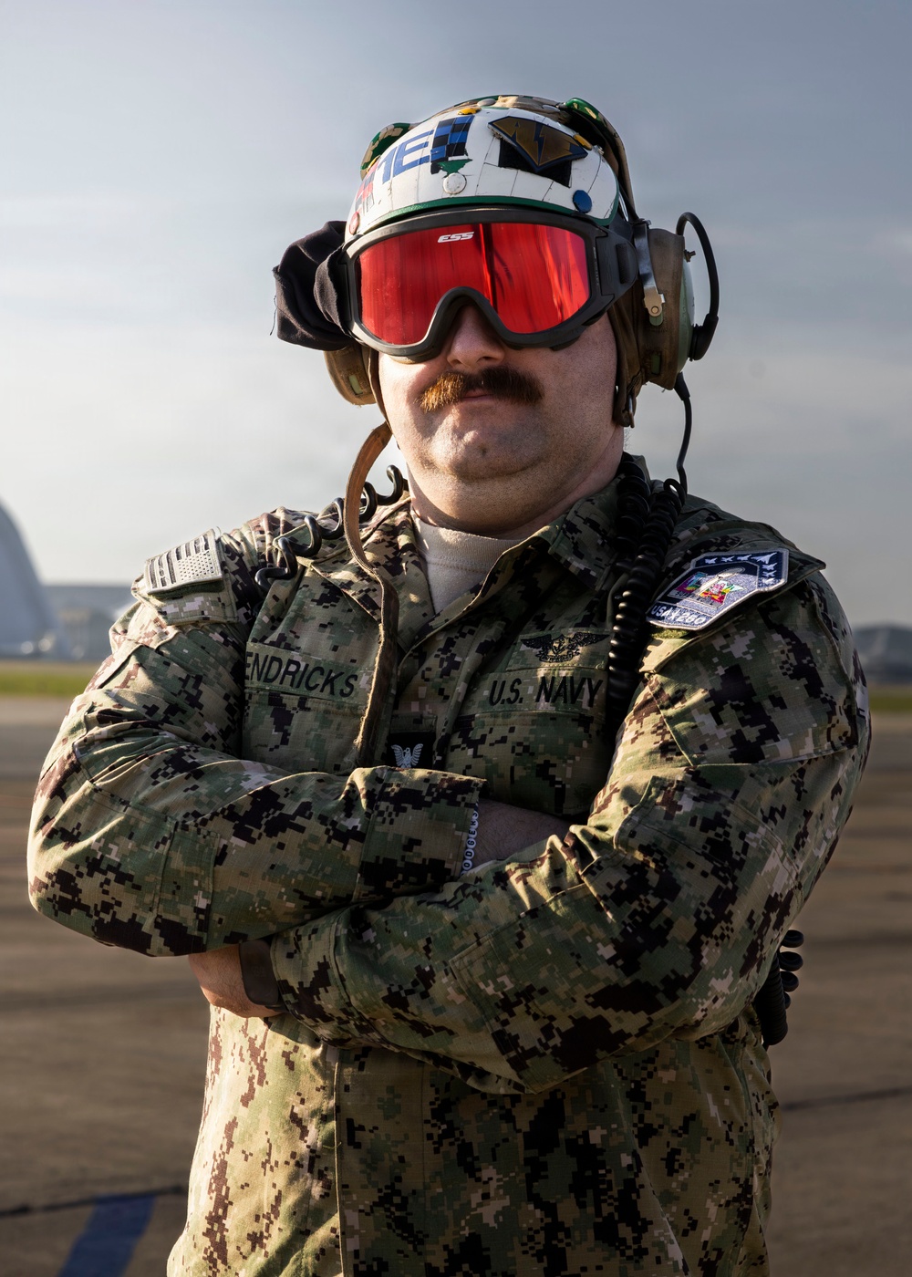 Service Members Prepare Aircraft at Moffett Field for Super Bowl LX Flyover