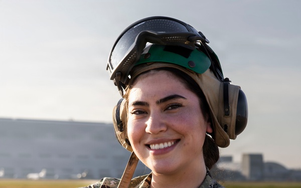 Service Members Prepare Aircraft at Moffett Field for Super Bowl LX Flyover