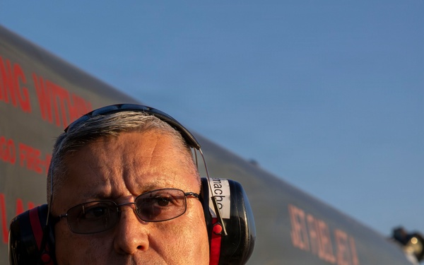 Service Members Prepare Aircraft at Moffett Field for Super Bowl LX Flyover