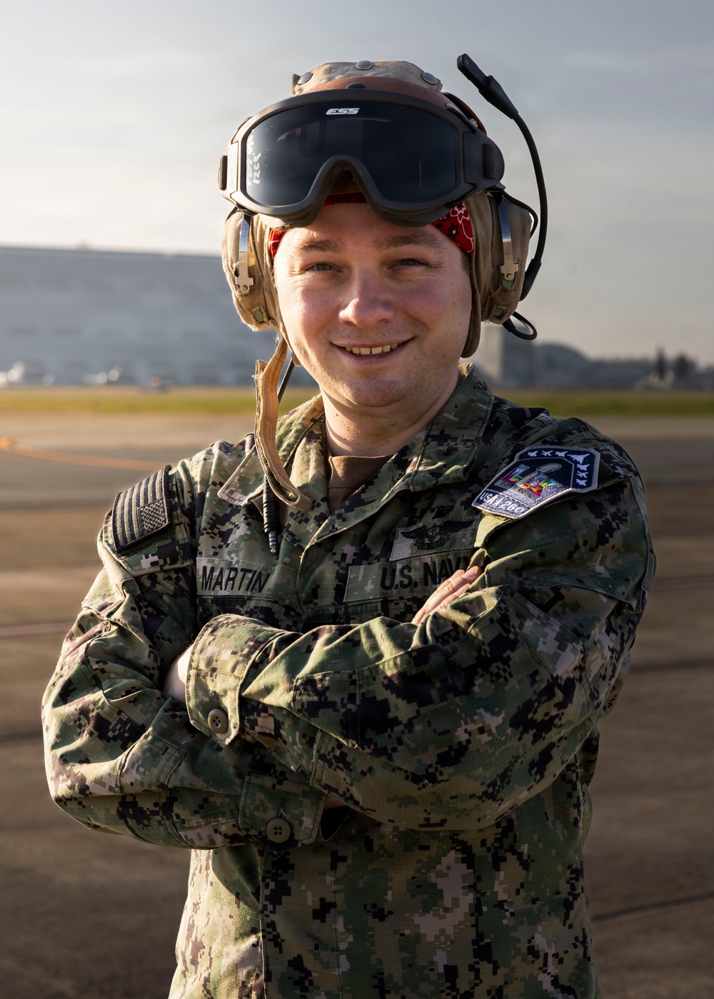 Service Members Prepare Aircraft at Moffett Field for Super Bowl LX Flyover