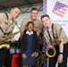 U.S. Naval Forces Europe and Africa Band (Topside Brass Band) perform for students and teachers at Vent d'un Rêve