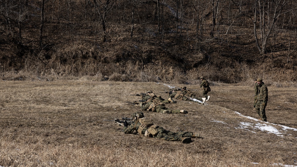 Marines Conduct Live Fire Team Attacks during Korea Viper 26.2