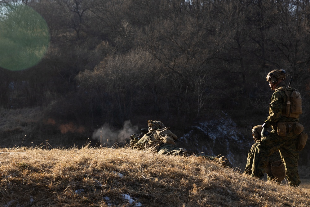 Marines Conduct Live Fire Team Attacks during Korea Viper 26.2