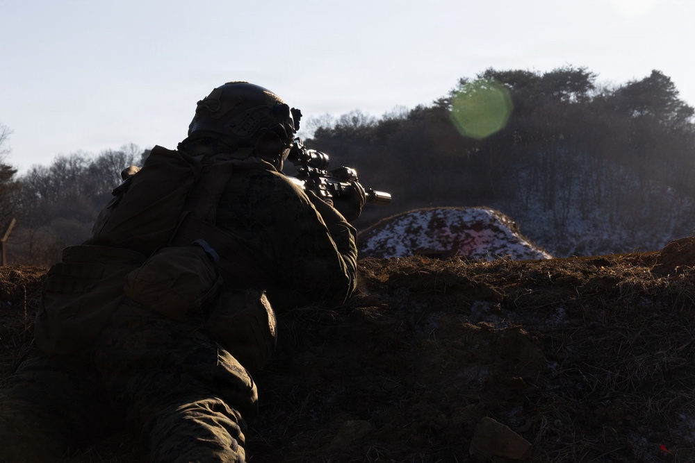 Marines Conduct Live Fire Team Attacks during Korea Viper 26.2
