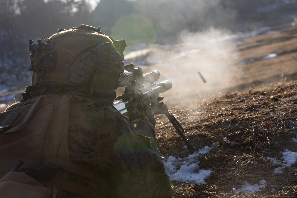 Marines Conduct Live Fire Team Attacks during Korea Viper 26.2