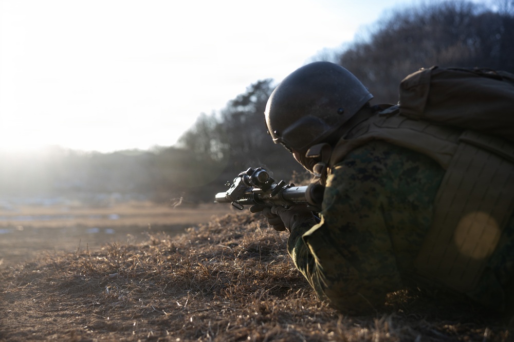 Marines Conduct Live Fire Team Attacks during Korea Viper 26.2