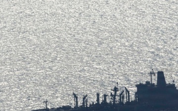 USS Michael Murphy Conducts Replenishment At Sea